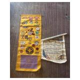 Boy Scout banner with patches