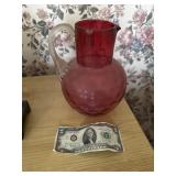 Cranberry pitcher