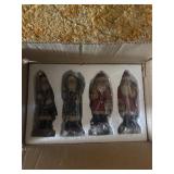 Santa figurines