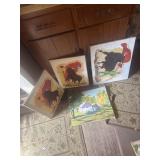 Paintings on canvas
