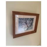 Framed print and art