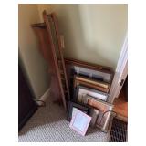 Wood shelf and frames