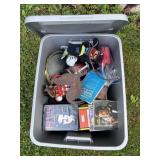 Tote with contents