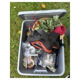 Tote with contents