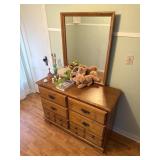 Dresser with mirror