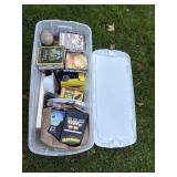 Tote with contents