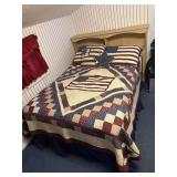 Bed with linens