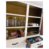 Contents of cabinet
