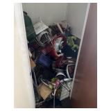 Contents of closet