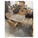 Outdoor table and chairs