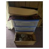 New rugs , jars and storage bin