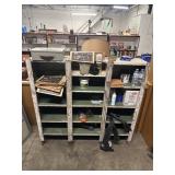 Shelf with contents