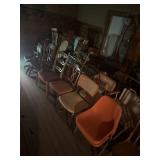 Large lot of chairs