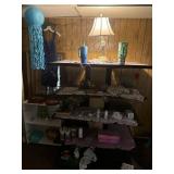 Shelving and contents