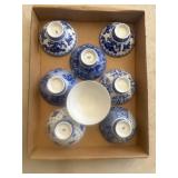 Blue dishes