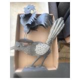 Metal chickens