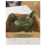 Green chicken covered dish