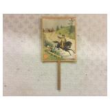 PUTNAM FADELESS DYES ADVERTISING PADLE