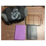 SEAT COVERS, IPAD HOLDERS, AND BASKET