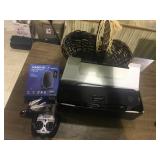 BASKET,SPEAKER,HELICOPTER AND ROUTER