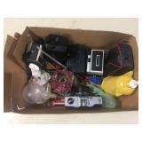 CAMERAS AND ASSORTED BOX LOT