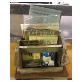 MISC BOOKS AND HOLDER