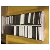 BOX OF SPORTS CARDS IN SLEEVES