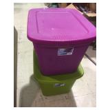 LOT OF 2 TOTES