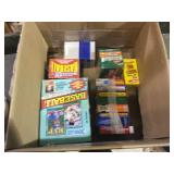 BOX OF SPORTS CARDS SETS