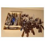 ASSORTMENT OF SILVERWARE