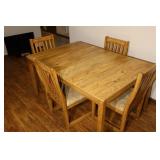KITCHEN TABLE, 4 CHAIRS