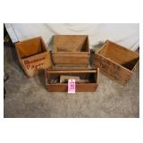 VINTAGE WOODEN BOXES