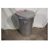 METAL TRASH CAN