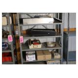 METAL SHELF WITH CONTENT
