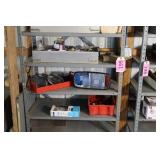 METAL SHELF WITH CONTENT