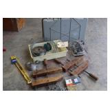 TOTE BOX / TENT PEGS / VISE CLAMPS / CHAINS