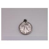 1933 Walking Liberty Half Dollar Coin Pendant