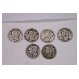 1927 Mercury Dimes