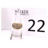 14K Yellow Gold ADL Dinner Ring
