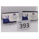 1999 & 2000 US State Mint Quarters Proof Sets