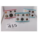 1970,1972,1974 Coin Proof Sets