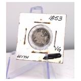 1853 Seated Liberty Half Dime