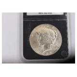 1923 Uncirculated Silver Peace Dollar