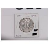 1945 Walking Liberty Half Dollar Coin