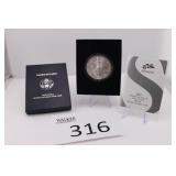 2007 American Eagle Silver Dollar Uncirc. Coin