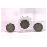 1842, 1854, 1883 Seated Liberty Dimes