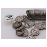 Fifty Four Mercury Dimes