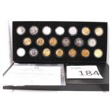 99-04 Platinum & Gold Layered State Quarter Set