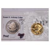 1979S & 1960 Susan B, Anthony  Dollars Uncirc.