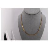 14KT Yellow Gold 18" Serpentine Chain